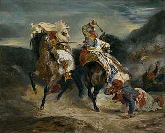 Борба Гијаоура и Хасана, 1826, Институт уметности у Чикагу