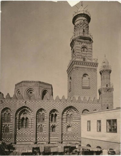 Facade of Sultan Qalawun's complex on al-Muizz Street