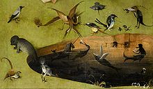 File-Bosch, Hieronymus - The Garden of Earthly Delights, left panel - Detail pond with fictional creatures (lower right).jpg
