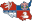 Flag-map of Pardubice Region.svg