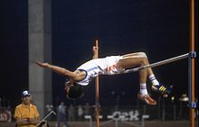 Israeli high jumping champion Gideon Harmat at the Games. Flickr - Government Press Office (GPO) - Israeli High Jumping Champion Gideon Harmat.jpg