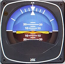 Command bars in yellow are aligned with the aircraft symbol in orange, indicating straight and level flight. FlightDirector1.jpg