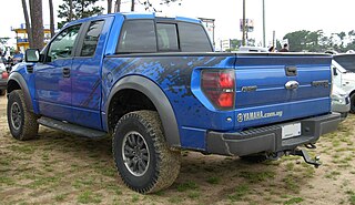 Ford F-150 Raptor SVT - blue rear