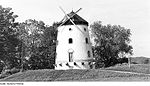 Windmühlenweg with Gohlis windmill