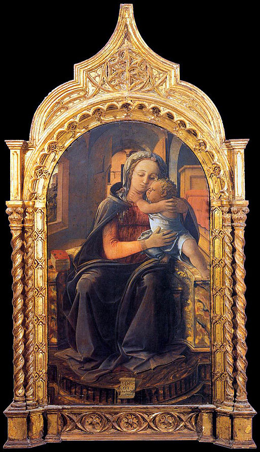 Fra Filippo Lippi - Madonna with Child (Tarquinia Madonna) - WGA13173