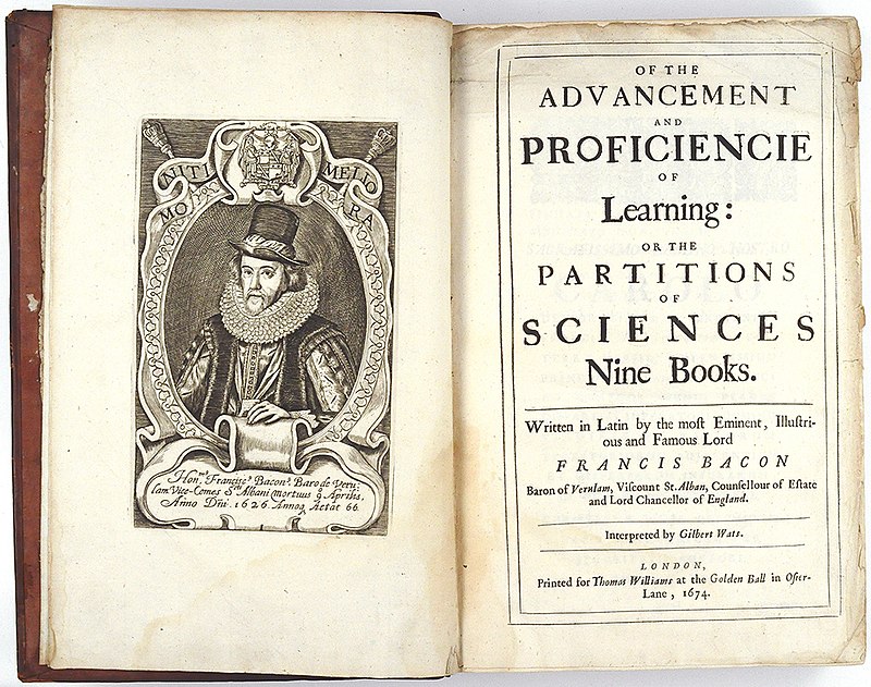 File:Francis Bacon Advancement of Learning 1674.jpg - Wikimedia