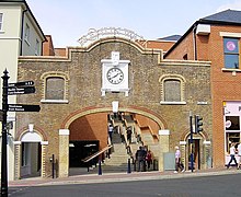 The former main entrance to Fremlin's Brewery on Earl Street, Maidstone, now part of the Fremlin Walk shopping centre Fremlin Walk, Earl Street - geograph.org.uk - 77401.jpg