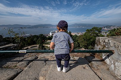 Gabriel at the Castro Fortress, Vigo, Galicia, Spain