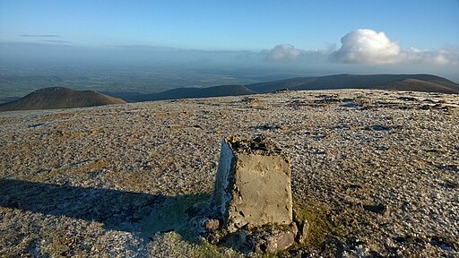 Galtymore summit trig point