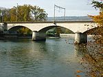 Railway bridge over the Reuss