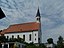 Geisenfeld, Unterpindhart, St.-Georg-Straße 36. Katholische Pfarrkirche St. Georg mit Dachreiter aus dem Jahre 1842, mit neuromanischer Ausstattung.