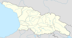 زيستافوني على خريطة جورجيا