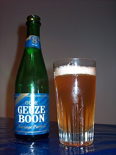 Gueuze Type of lambic beer, often from Belgium