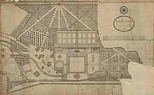 Plan of the gardens at Gogerddan, 1765 Gogerddan map 80, Gogerddan Gardens 1765.jpg