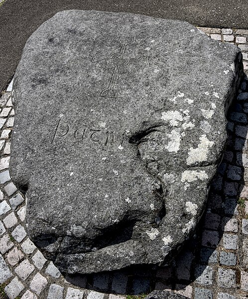 The reputed burial place of Saint Patrick in Downpatrick