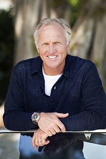 Greg Norman Australian professional golfer