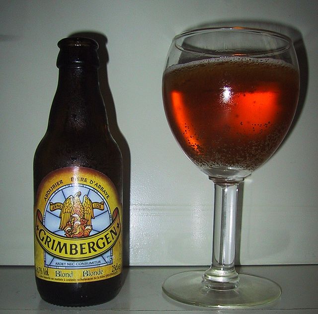 Grimbergen blond beer (Belgium)