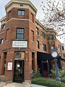 Quigley's Pharmacy, which helped shelter students from tear-gas during the Watergate protests, has been a campus hub for over a century. Gwquigly.jpg