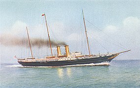 Før 1925 seilte skipet som britisk kongelig yacht HMY «Alexandra»