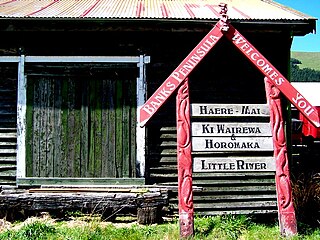 <span class="mw-page-title-main">Little River, New Zealand</span> Town in Canterbury, New Zealand