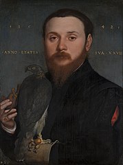 Portrait d'un fauconnier