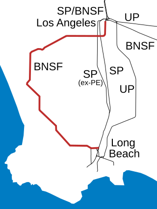 <span class="mw-page-title-main">Harbor Subdivision</span> Railway right-of-way in Los Angeles County, California