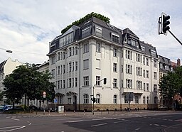 Haus Jürgensplatz 72, an der Ecke zum Fürstenwall, Düsseldorf-Unterbilk