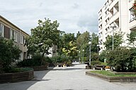 Helenelunds Centrum, Stupvägen