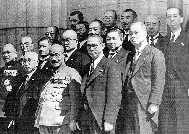 Cabinet ministers of the first Tojo Cabinet, October 1941