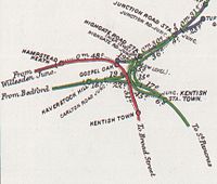 Highgate Road station area Railway Plan, 1914.jpg