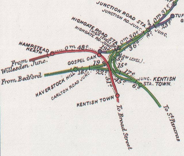 Local railway lines, 1914