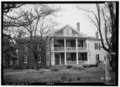 Historic American Buildings Survey Branan Sanders, Photographer March 1934 FRONT VIEW - Gilbert-Alexander-Wright House, 312 North Alexander Avenue, Washington, Wilkes County, GA HABS GA,159-WASH,4-1.tif