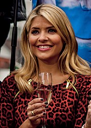 Dec was joined by Holly Willoughby for the 2018 series Holly Willoughby (cropped).jpg