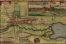 Grundriss der Stadt und des Schlosses Husum (Johannes Mejer, 1651)