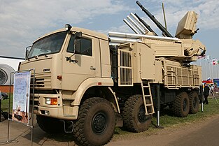 Панцирь-С1 на 8x8 шасси КАМАЗ-6560