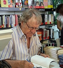 Ian Gibson at the Madrid Book Fair on 2 June 2019