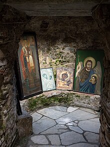 Icons in the Catacombs of Saint John.jpg