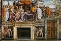 Содома. Семейството на Дарий пред Александър Македонски. Фреска. Вила Фарнезина (Рим).