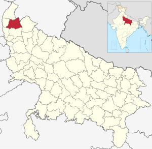 India Uttar Pradesh districts 2012 Muzaffarnagar.svg
