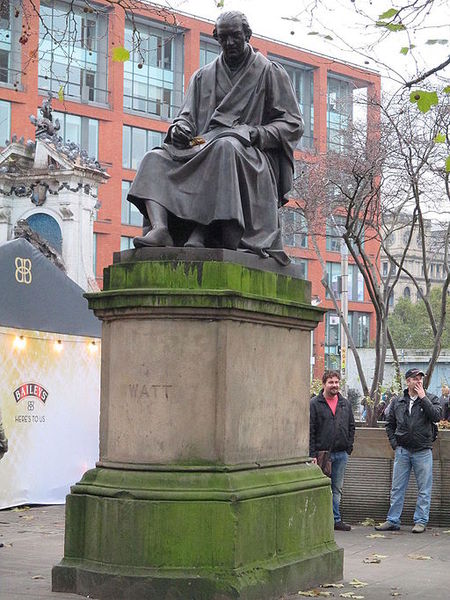 File:James Watt statue, Piccadilly, Manchester.jpg