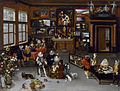 Jan Brueghel the Elder - The Archdukes Albert and Isabella Visiting a Collector's Cabinet - Walters 372010.jpg