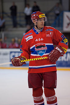 Jan Snopek - Lozan Hokey Kulübü ile HC České Budějovice, 27.08.2010 (2) .jpg