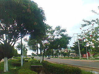 Canteiro central de Goianésia, em 2013.