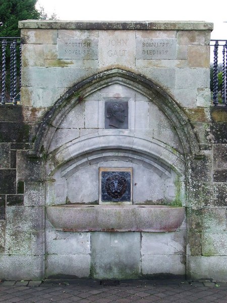 File:John Galt memorial fountain - geograph.org.uk - 652182.jpg