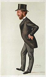 John O'Connor Power "the brains of Obstruction" Caricature by "Spy" (Leslie Ward) in Vanity Fair, 25 December 1886 John O'Connor Power Vanity Fair 25 December 1886.jpg
