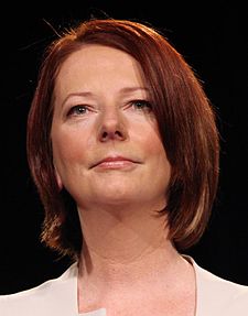 Julia Gillardová v roce 2010
