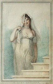 Juliette Récamier par Richard Cosway, début XIXe siècle, dessin.