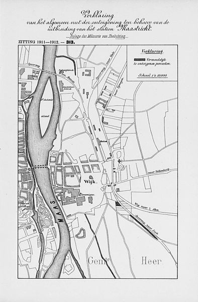 File:KAARTEN SGD - Verklaring van het algemeen nut der onteigening ten behoeve van de uitbreiding van het station Maastricht.jpeg