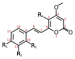 Kavalactone-general-numbered.svg