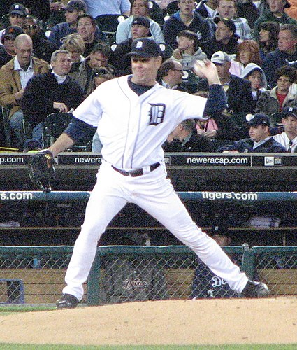 Rogers with Detroit Tigers in 2008